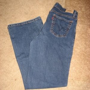 Womens LEVIS 512 Perfectly Slimming Jeans 12 Short
